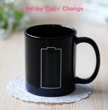 Battery Magic Mug Positive Energy Color Changing Cup