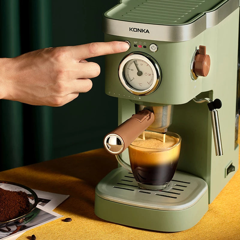 Retro Style Italian Steam Espresso Machine
