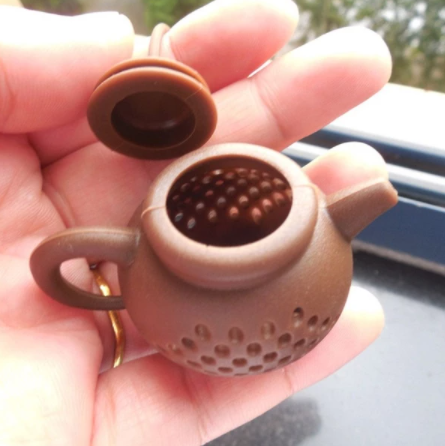 Creative Teapot-Shape Tea Infuser Strainer Silicone Tea Bag- Set of 3