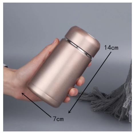 Mini Cute Coffee Vacuum Flasks Thermos Stainless Steel Travel Drink Water Bottle