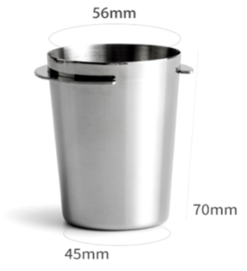 Stainless Steel Coffee Dosing Cup 58mm Espresso Machine Dosing Cup