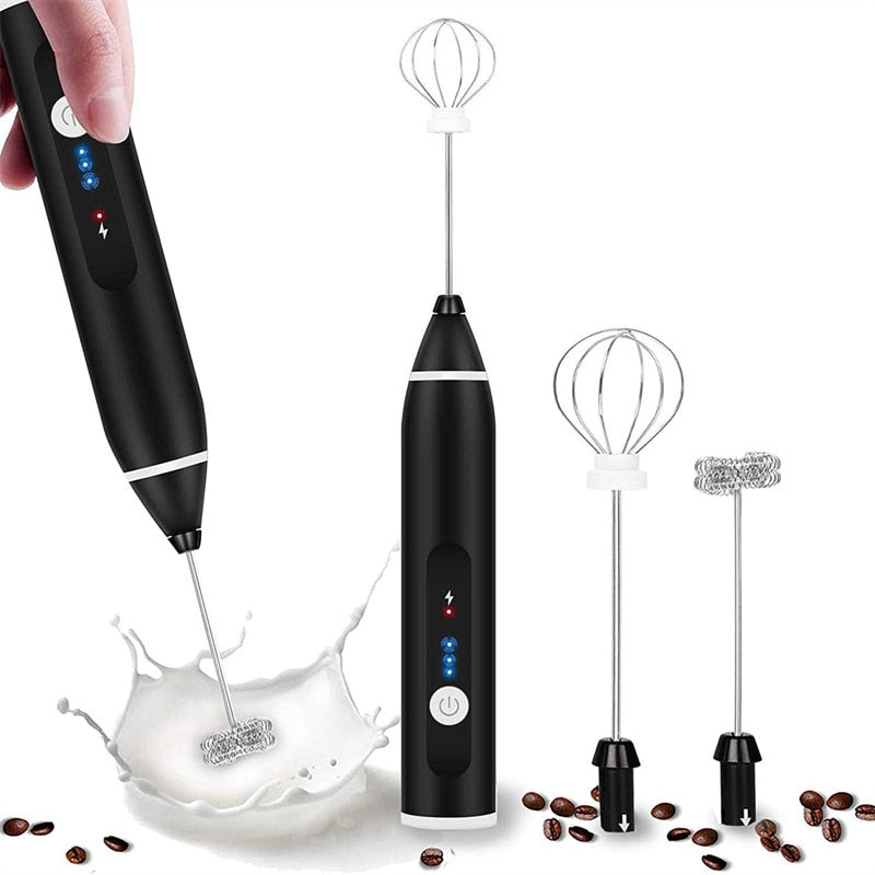 Handheld Electric Milk Frother Household Small Coffee Blender