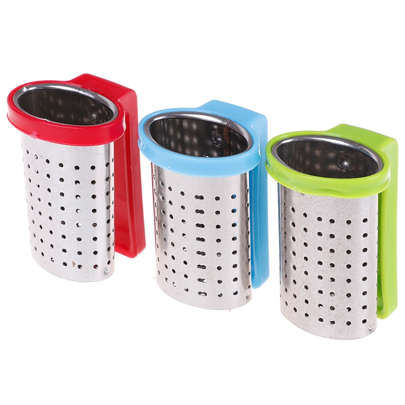 Reusable Tea Infuser Stainless Steel With Handle Tea Strainer Filter