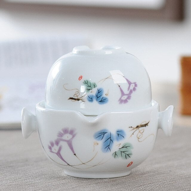 Ceramics High Quality Elegant Beautiful and Easy Teapot Kettle Kung Fu Tea