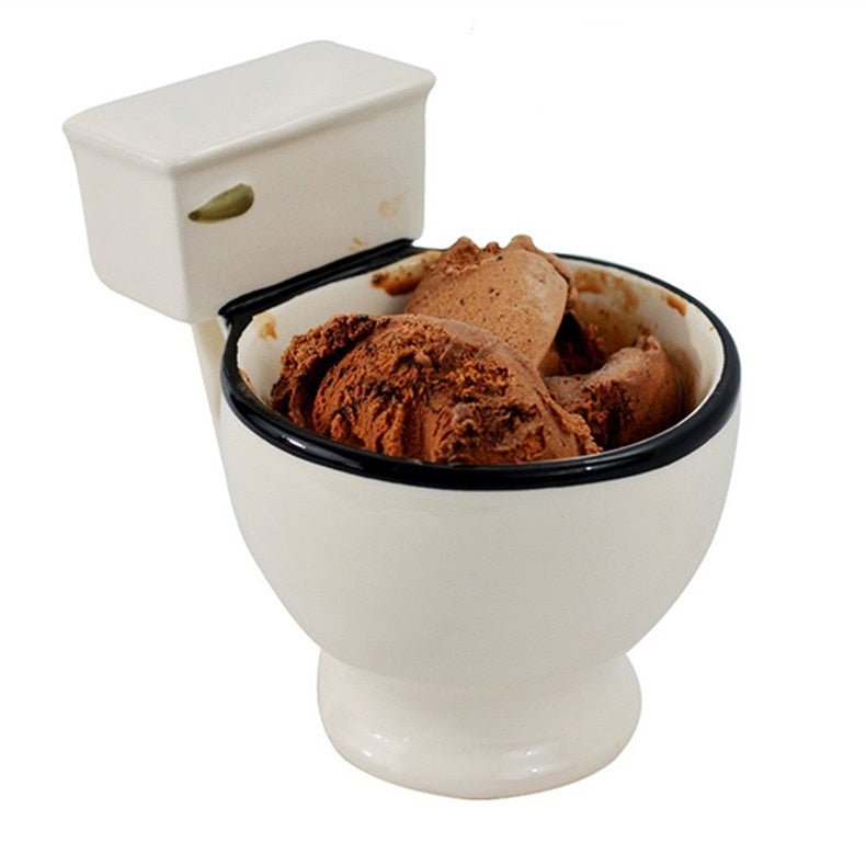 Toilet Ceramic Coffee Mug With Handle Cup Fun Gift