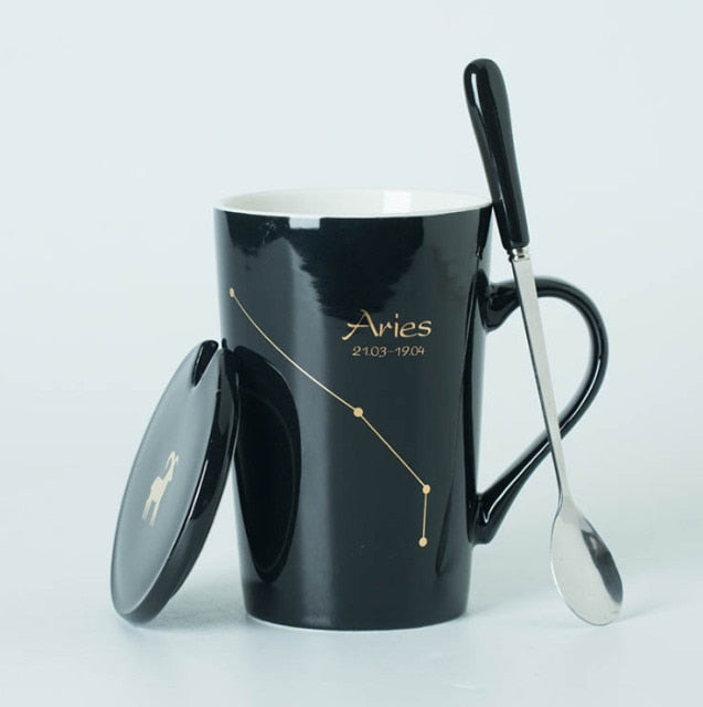 Ceramic Astrological Signs Constellations Creative Zodiac Mugs