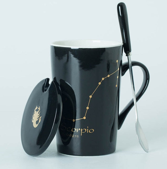 Ceramic Astrological Signs Constellations Creative Zodiac Mugs