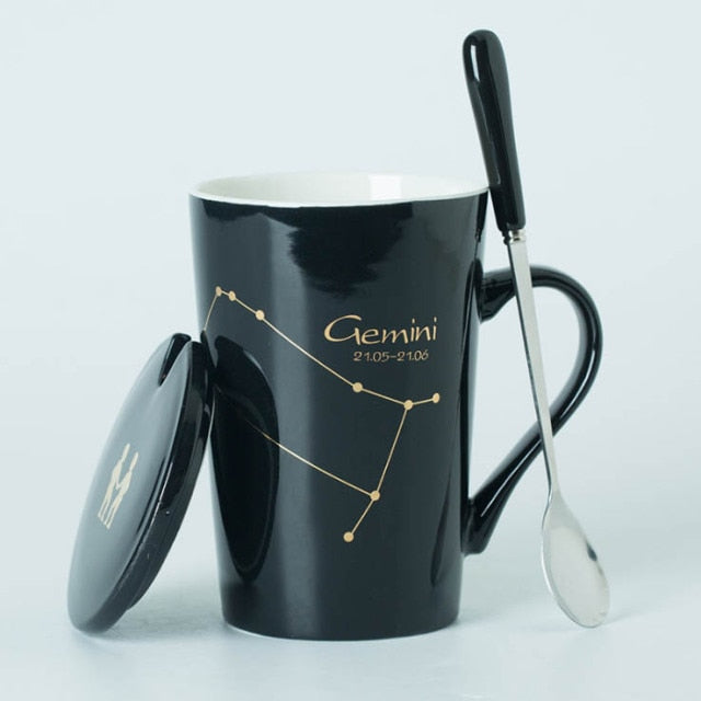 Ceramic Astrological Signs Constellations Creative Zodiac Mugs