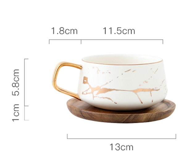 Nordic Marble Coffee Mugs Matte Luxury Water, Coffee, Tea, Milk Cups