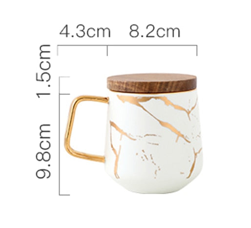 Nordic Marble Coffee Mugs Matte Luxury Water, Coffee, Tea, Milk Cups