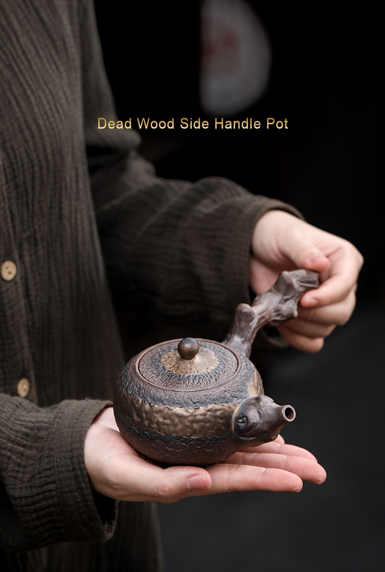 Ceremonial Dead Wood Ceramic Antique Tea Pot