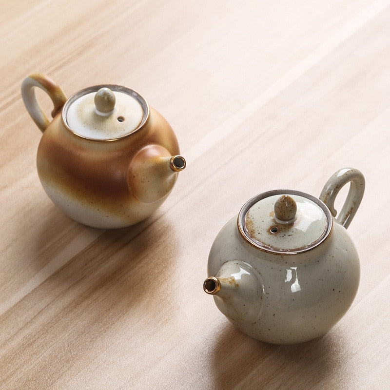 Stoneware Entirely Handmade Creative Vintage Tea Set