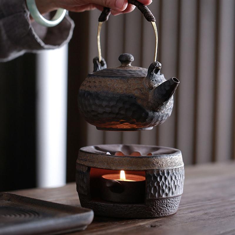 Teapot Warmer Ceramic Candle Stand Holder