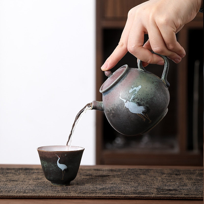 Jingdezhen Handmade Retro Chinese Tea pot