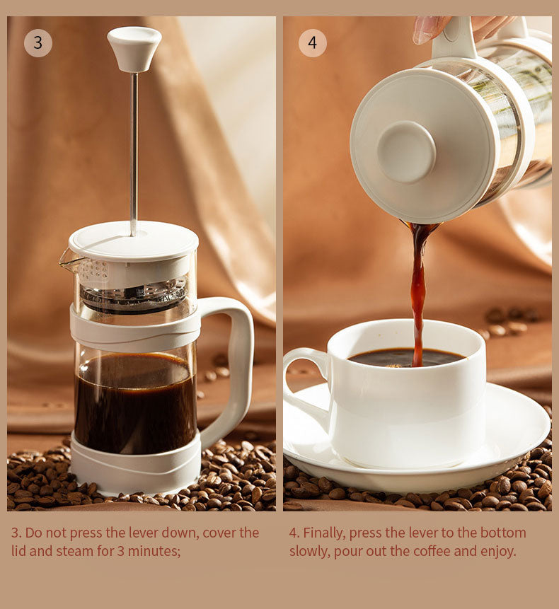 Portable Manual French Press Carafe