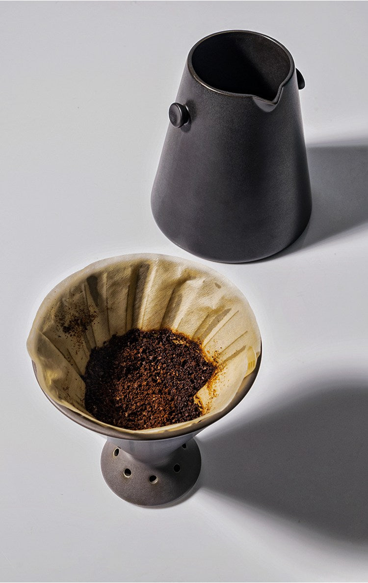 Woodpecker Ceramic Coffee Dripper Set