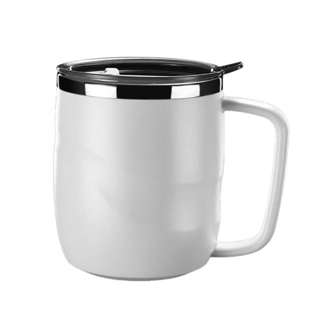 Black Stainless Steel Insulated Coffee Mug With Sliding Lid – TheWokeNest