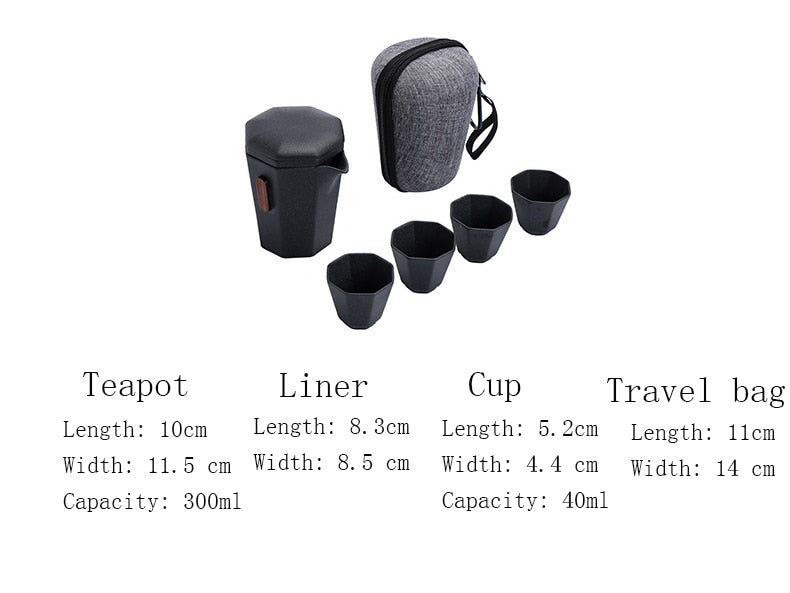 European-Style Travel Tea Set