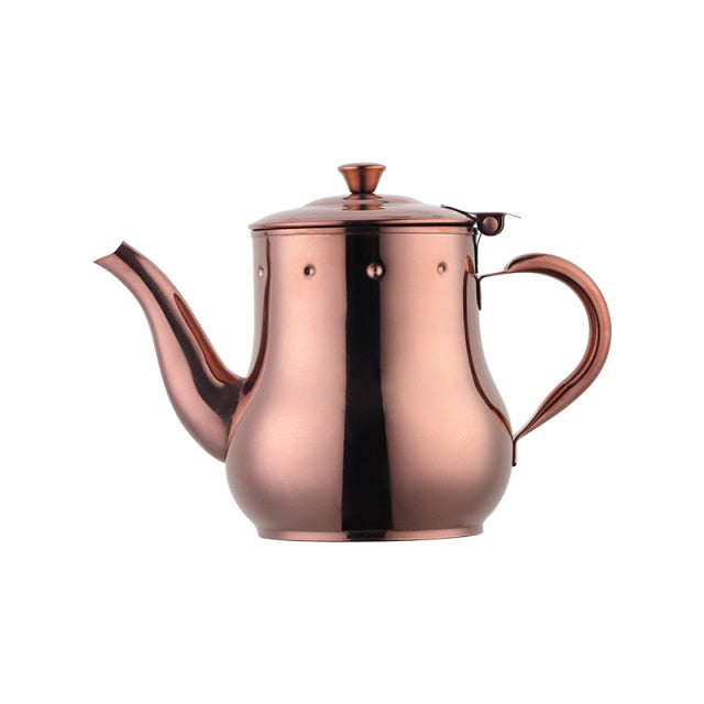 Color Fashion Stainless Steel Teapot with Filter