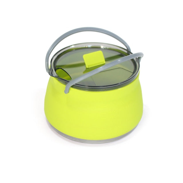 Portable Collapsible Silicone Kettle Boiler 1L