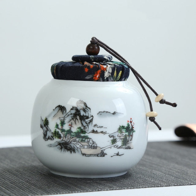 Ceramic Tea Jar Container Storage