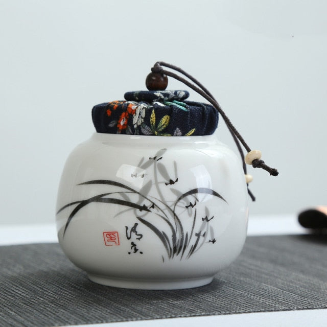 Ceramic Tea Jar Container Storage