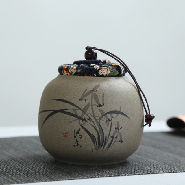 Ceramic Tea Jar Container Storage