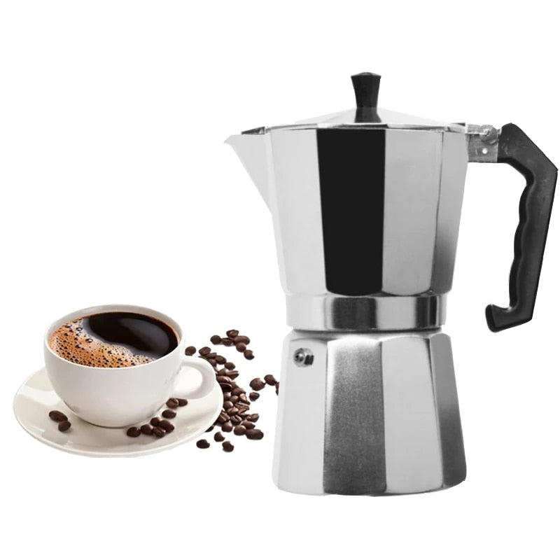 Moka Pot Espresso Maker. Aluminum Coffee Percolator Coffee - Temu